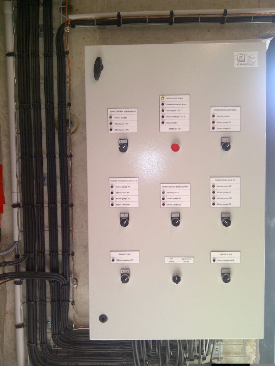 armoire électrique régulation